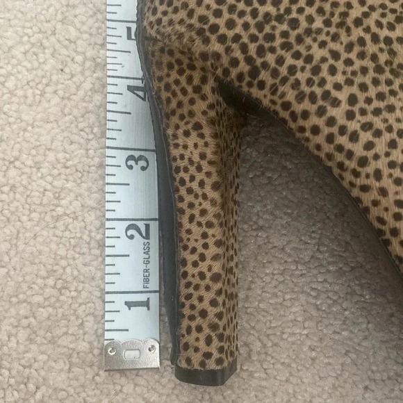 Juicy couture leopard heeled boots size 8 ankle boots - Picture 7 of 7